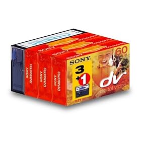Sony 3 Pack 60 min DVM Premium with Free Head Cleaner