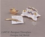 Reutter Porcelain Miniature Antique Ink Bottle Set