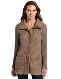 IMAGE OF Mod-O-Doc Women's Monster Rag Long Sleeve Fitted Cardigan, Portabella, Medium