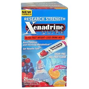 Xenadrine New Ultra Fast Weight Loss -Fruit Punch - 21 Packet(s) Xenadrine New Ultra Fast Weight Loss -Fruit Punch - 21 Packet(s)