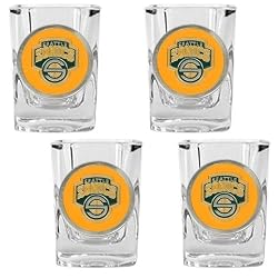 Seattle Sonics NBA 4pc Square Shot Glass Set by Great American Products