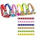 Pack of 6pcs Collars for Small Dog/Cat,Adjutable Paw Print Small Puppy Collar With Bell
