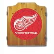 NHL Detroit Redwings Dart Cabinet includes Darts and Board