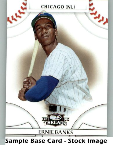2008 Donruss Threads #15 Ernie Banks - Chicago Cubs (Baseball Cards)