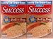 Success 10 minute Precooked Boil-in-Bag Whole Grain Brown Rice Twin Pack (6 Extra Large Bags - Total 32oz in each box)