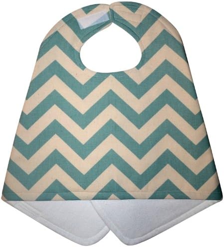 Bib n Burp - Blue Zig Zag