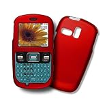 For Samsung Freeform R350 R351 Rubberized Hard Case Red