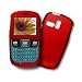 For Samsung Freeform R350 R351 Rubberized Hard Case Red