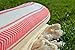 Dandelion - Ivory Basic Pattern - Naturally-Dyed Cotton Turkish Towel Peshtemal - 71x39 Inches - Red
