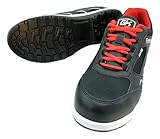 グローキックス ケイゾック SAFETY SNEAKER セーフティスニーカーヒモ GKS-02 ブラック 24.5㎝