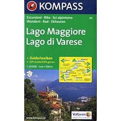 Lago Maggiore, Lago di Varese: Wander-, Bike- und Skitourenkarte. 1:50.000