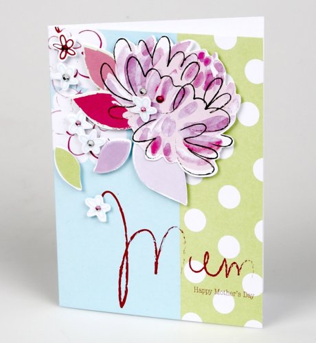 Chrysanthemum Spot Handcrafted Mother's Day Card