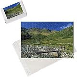 Photo Jigsaw Puzzle of Footbridge over Oxendale Beck near Crinkle Crags, Lake District National Park, from Robert Harding