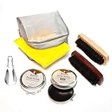 Caraselle Boston Deluxe Shoe Cleaning Kit in a handy Zipped Case