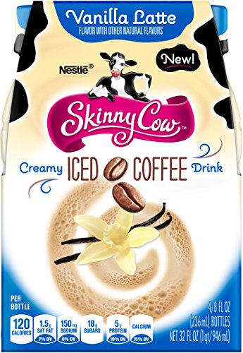 Skinny Cow Creamy Iced Coffee Drink, Vanilla Latte, 8 Fluid Ounce (Pack of 12)