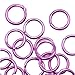 Light Purple Color Aluminum Open Jump Rings 6mm 19 Gauge (50)