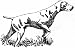 Dog Rubber Stamp - Weimaraner - WIRPR-2F