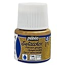 Pebeo Setacolor Opaque Fabric Paint 45-Milliliter Bottle, Shimmer Gold