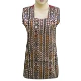 Handmade Jaipuri Embroidered Cotton Top With Mirror Work (Free Shipping) LLtop0058rr