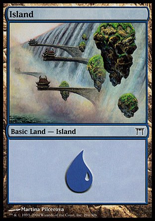 Magic: the Gathering - Island - Champions of Kamigawa - Foil