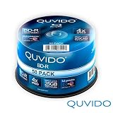 Zoom Produkt-Bild: 50 QUVIDO BD-R 25GB 4x Full Printable in Spindel // RiTEK