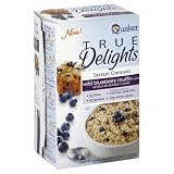 Quaker True Delights Wild Blueberry Muffin Instant Oatmeal, 11.2 Ounce Box
