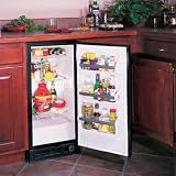 Built-In Undercounter Refrigerators:Marvel 30ARBBFL 3 Cu. Ft. Black Undercounter Built-In Refrigerator