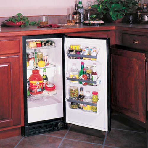 3 Cu. Ft. Black Undercounter Built-In Refrigerator
