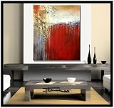 Modern Abstract Canvas Painting - Limited Edition Giclee - SAVAGE DESIRE - 30 x 36 x 1.5 XL Ready to Hang. Direct from studio ELOISE WORLD.