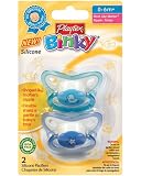 Playtex Baby Binky Most Like Mother Silicone Pacifiers - 0-6+ Months: Boy Colors