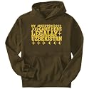 Sweatshirt Brown " My Ancestors Came Here Legally Uzbekistan " Country