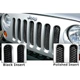 Rampage 86512 Gloss Black Powder Coat Sport Mesh 3D Wire Grille by Rampage