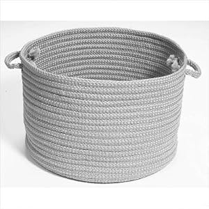 Courtyard Braided Utility Basket Color: Cocoa by 