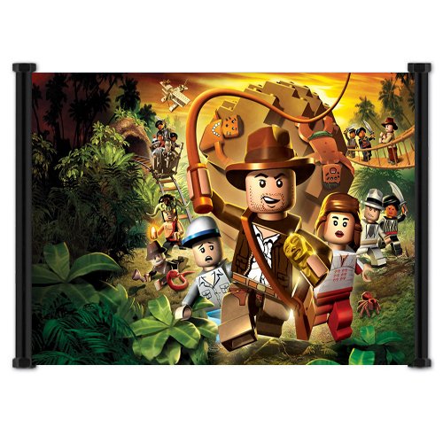 Lego Indiana Jones Game Fabric Wall Scroll Poster (24