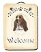 Bassett Hound Welcome Slate