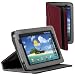 Samsung Galaxy Tab Lamb Skin Easel Carrying Case - Red (ET-GTABRLCGXAR)