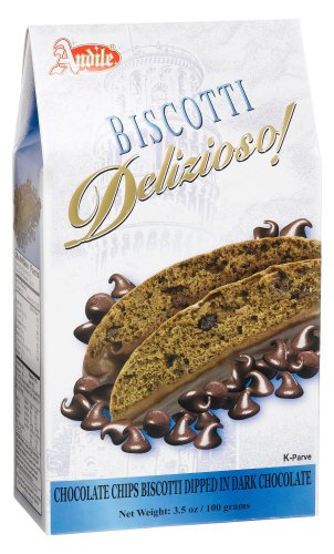 Andile Biscotti With Chocolate Chip And Dark Chocolate, 3.5-Ounce Boxes (Pack of 16) by Andile