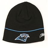 Carolina Panthers Black & Pinstripe Knit Beanie