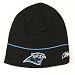 Carolina Panthers Black & Pinstripe Knit Beanie