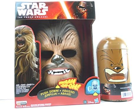 Star Wars The Force Awakens Chewbacca Electronic Mask and Cardinal 100pc. Chewbacca Puzzle in an Collector Tin