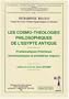 Les Cosmo Theologies Philosophiques de l Egypte Antique