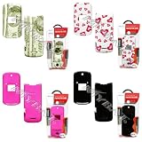 SNAP-ON COVER CASE PROTECTOR for MOTOROLA KRZR K1 (Choose from Black, Carbon Fiber, Clear, Hot Pink, Money, Pink, Red Hearts) - Retail Packaging