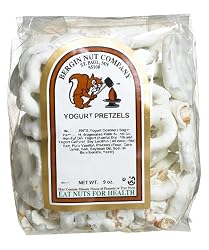 Bergin Nut Company Yogurt Pretzels, 9-Ounce Bag (Pack of 6)
