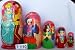 Search : Russian Nesting Doll Cinderella 5 Pc / 7 in #7.110