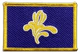 Écusson brodé Flag Patch Belgique Région Bruxelles-Capitale - 8 x 6 cm