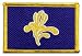 Écusson brodé Flag Patch Belgique Région Bruxelles-Capitale - 8 x 6 cm