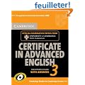 Cambridge Certificate in Advanced English 3 for Updated Exam Student's Book with answers: Examination Papers from University of Cambridge ESOL Examinations