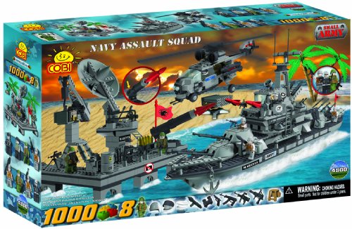 COBI Small Army, Navy Assult Squad, 1000 Piece Set