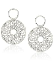 KC Designs "Charmed Life" Diamond 14k White Gold Estate Style Ear Charm