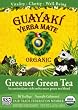 Guayaki Greener Green Mate Tea Bags, 100% Organic, 16 Tea Bags